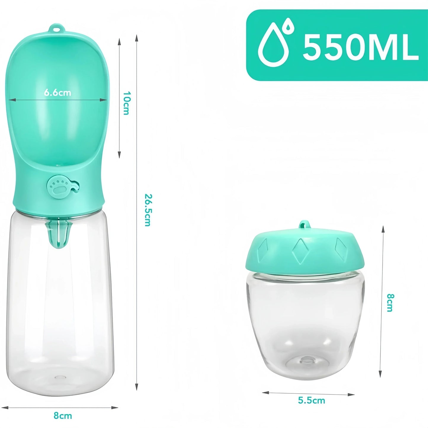 sip & snack travel bottle 2-in-1